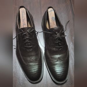 David Eden Lizard Skin Dress Shoes